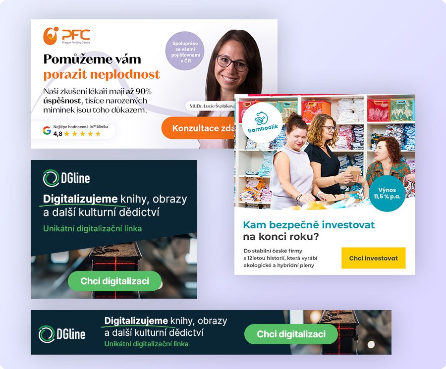 Bannerová reklama je responzivní reklama